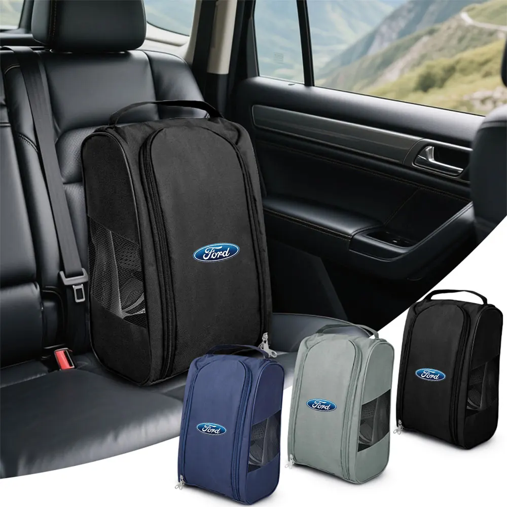 1 Stück tragbare Auto-Golftasche, staubdicht, für Fußball, Tennis, Schuhtasche für Ford Mustang Foose Explorer Mondeo Shelby Fiesta Fusion ST