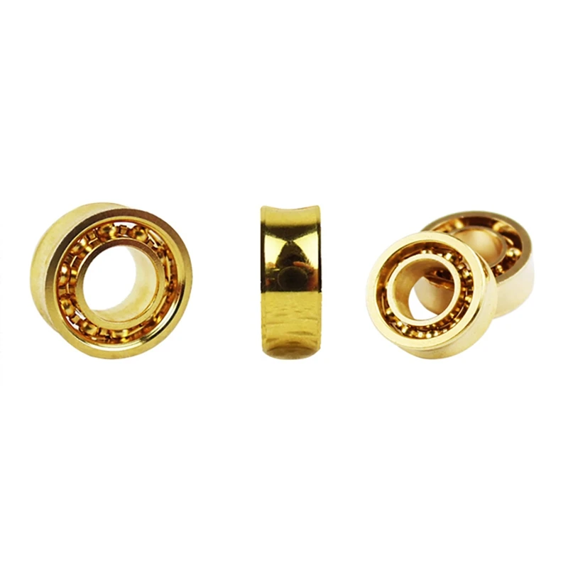 5Pcs Gold 10 Ball Kk Yoyo Bearing Professional Extra Long Sleep Idling YOYO Bearing Yo-Yo Bearings