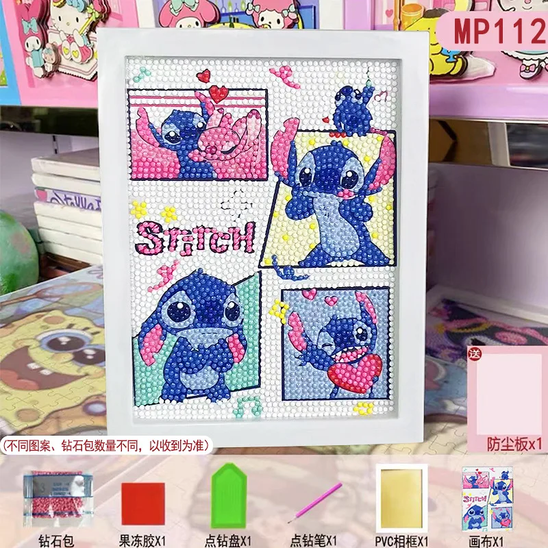 

Stitch Cute Diamond Painting Handmade Diy Sticker Children's Cartoon Full Diamond Creative Sticker