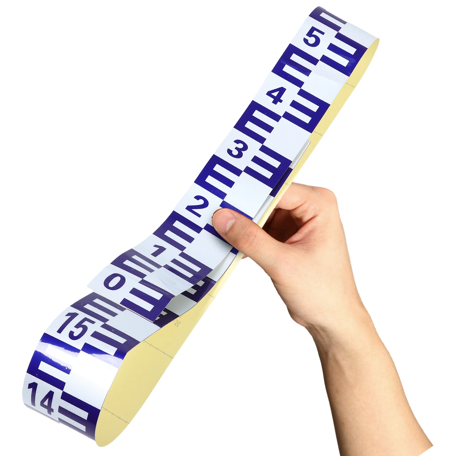 

Water Level Scale Sticker for Pool Pond Tank Self Adhesive Gauge Film Durable Material Accurate Measurement Waterproof