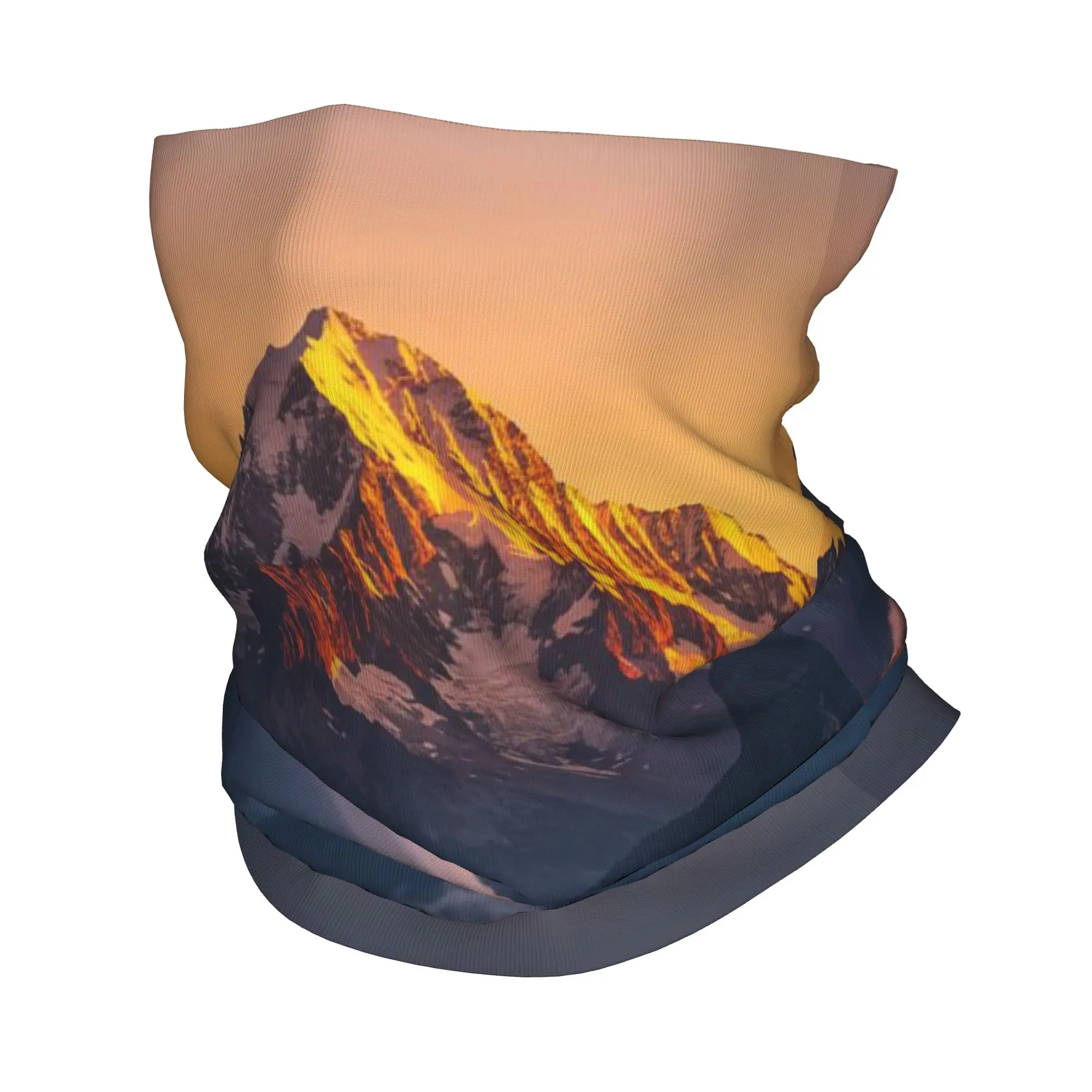 

Mountain Scenery Bandana Neck Cover Printed Face Scarf Multifunction Balaclava Cycling For Men Women Adult