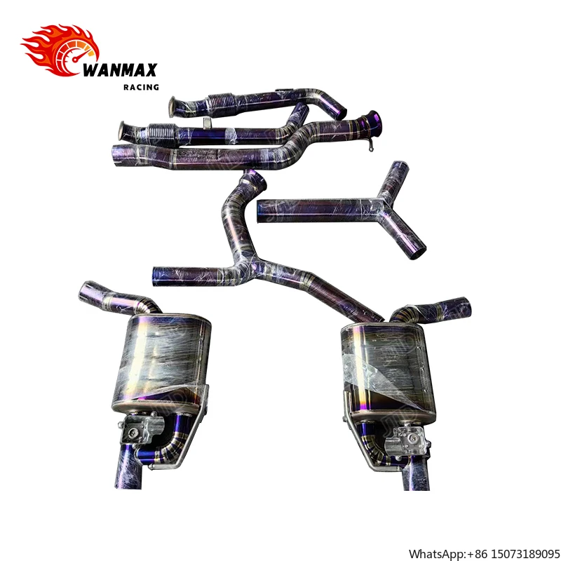 

Титановая выхлопная система с клапанами для C43 W205 3.0T V6 2019 года - Модернизация Catback с карбоновыми насадками