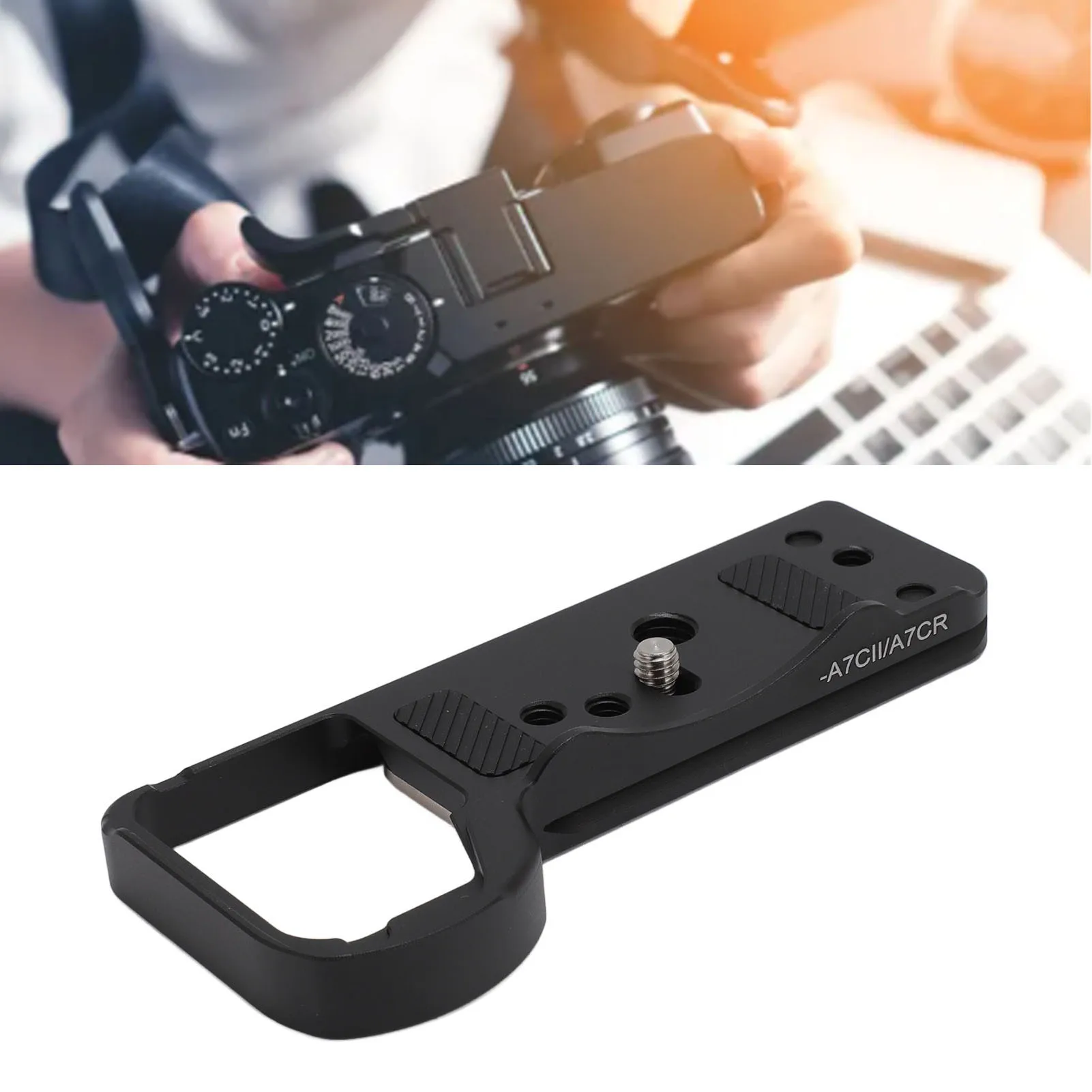 Camera Quick Release Baseplate Aluminium Alloy Tripod Mount Camera Mounting Bracket for A7C2 A7CII A7CR new