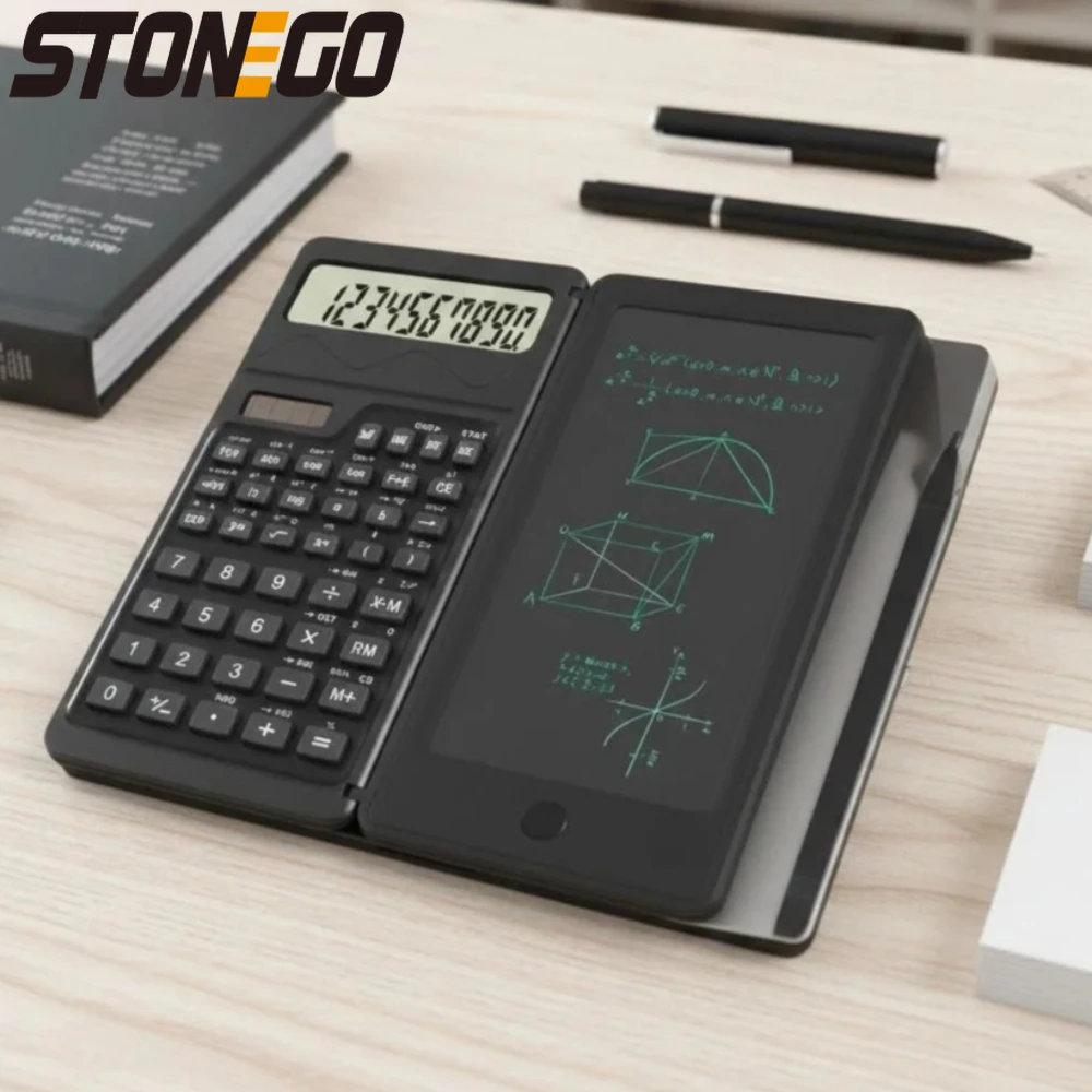 

Портативный складной калькулятор на солнечной энергии с функцией нанесения текста одним касанием для научного образования