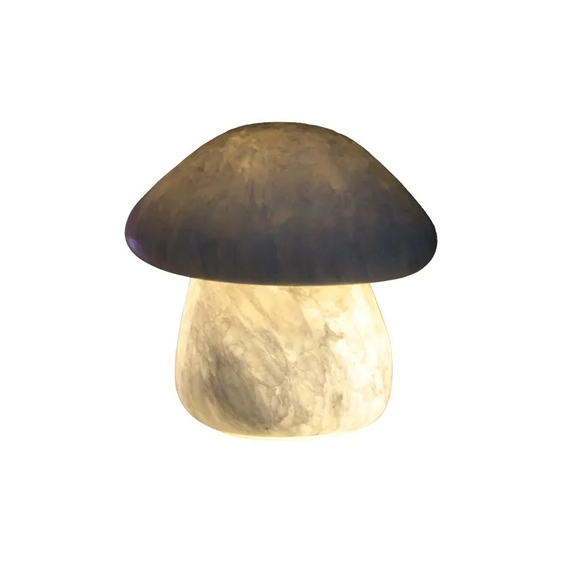 2026 Selenite Mushroom Night Light, Bedside Sleep Lamp Kids Birthday Gift Decor Light