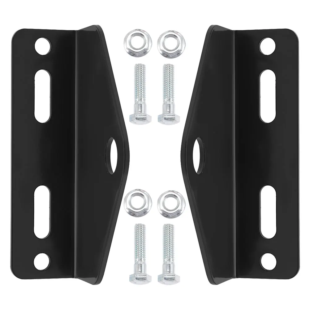 

2 set 2 Sets Trailer Hitch Durable Towing Accessories Universal Fit Zero Turn Mower Lawn Trailers Receiver Adapter Shackle Mount