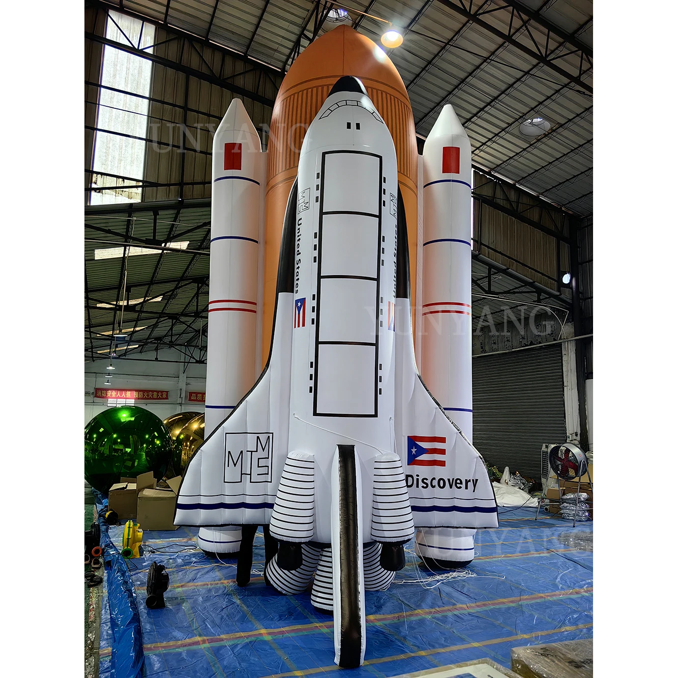 High Quality Outdoor Large Blow-up Advertising PVC Inflatable Custom Made Spacecraft Model For Sales Promotion