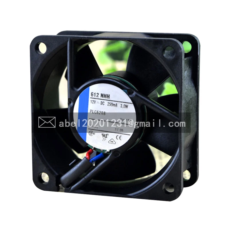 

BRAND NEW ORIGINAL 612NHH 612 NHH DC 12V COOLING FAN 6025 6CM 60*60*25MM