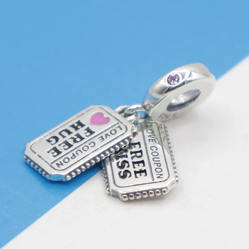 الحلي S925 الفضة العلم برج بناء سحر قلادة مناسبة للأساور القلائد DIY المرأة مجوهرات غرامة الملحقات #2