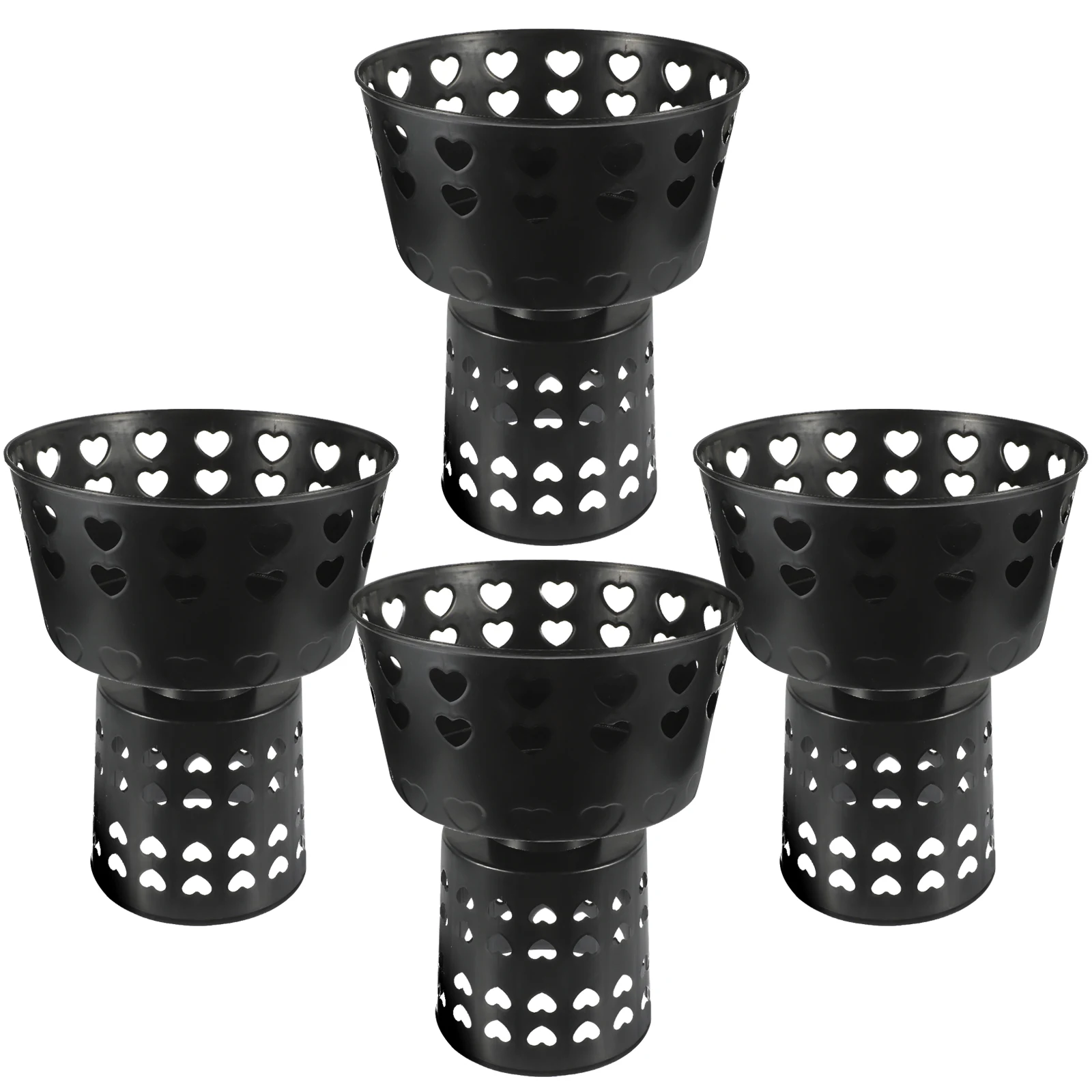 

4pcs Flower Arrangement Base Bouquet Holder Plastic Packing Fixing St Floral Supplies DIY Materials Garden Tools