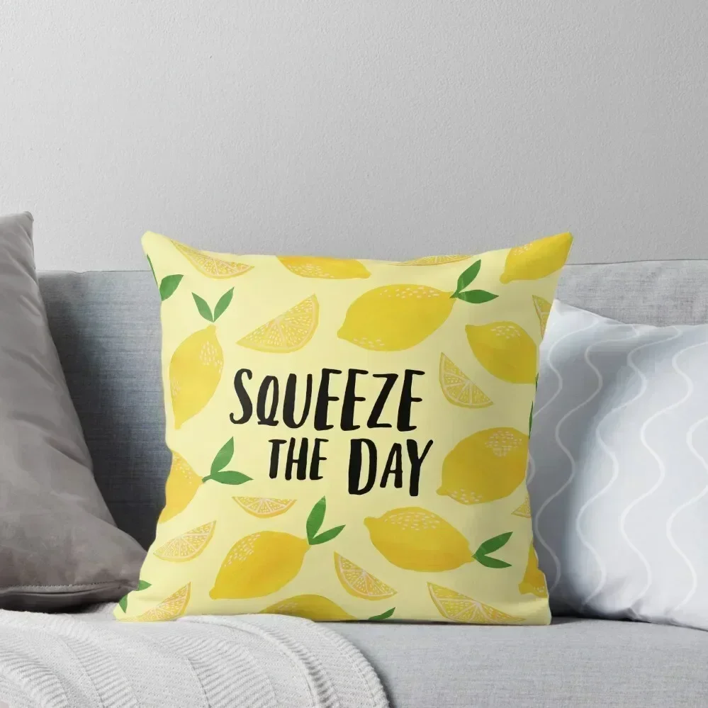 

Squeeze the Day Throw Pillow Custom Cushion Cushion Child Pillow Cases Decorative Cushion Cover Luxury pillow