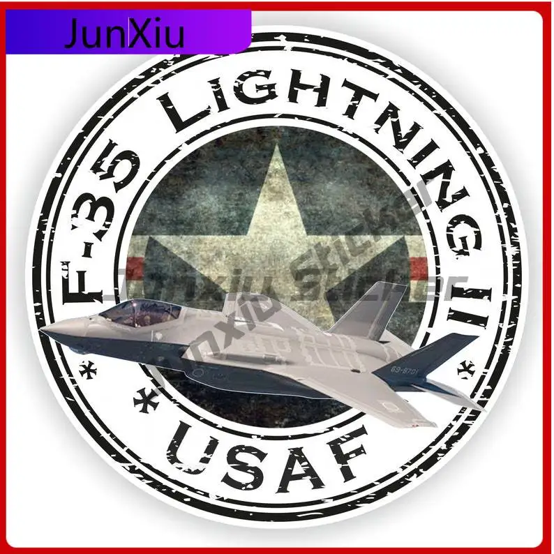 

F-35 Lightning II Unique SUV Cute Truck SUV Scratch Cover Vehicle Decor Vinyl Decal For Car Truck SUV Window Bumper Laptop