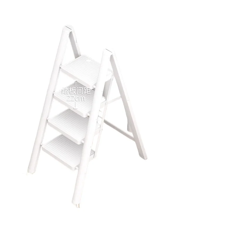 

Household relocation ladder red moving household folding thickened stairs multi-functional herringbone ladder