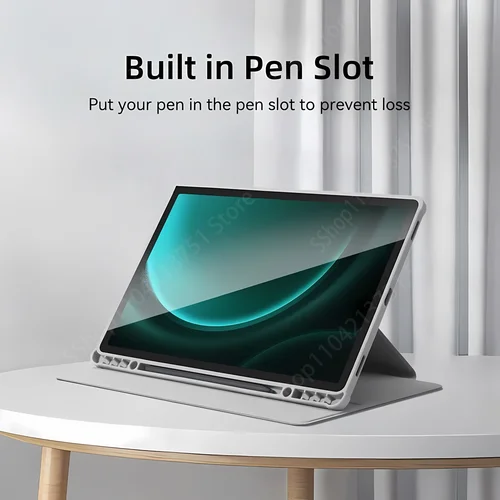 Imagen 2 del producto 2025 nueva pestaña S10 FE + funda con tapa para tableta Samsung Galaxy S10 FE Plus 13,1 pulgadas cubierta a prueba de golpes para S10FE 11 ""360 ° Coque giratoria