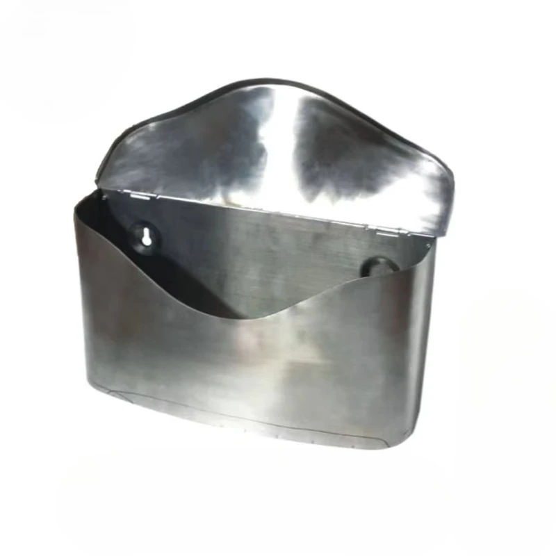 Simple appearance stainless steel 304 mailbox Modern stainless steel mailbox Wall-mounted parcel mailbox