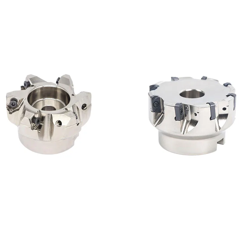 EXN03R CNC Fast Feed Face Milling Cutter Double-sided CNC Cutter Head untuk Sisipan LNMU0303