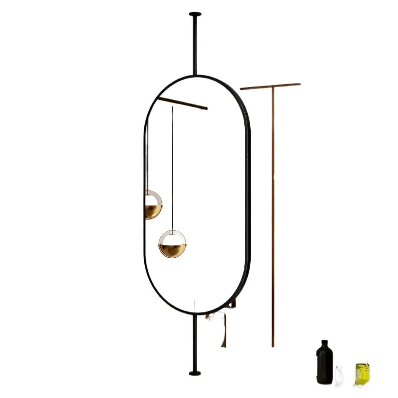 Decorative Mirror Hanging Round Square Bathroom HD Reflection Explosion Proof