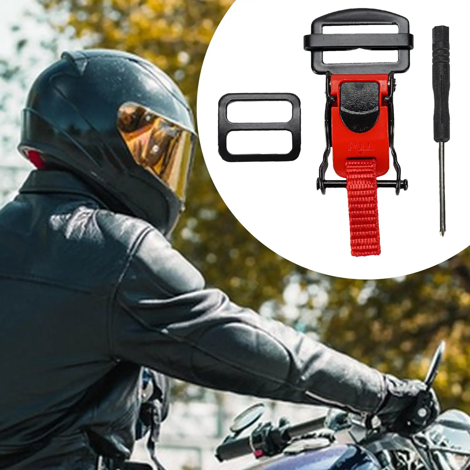 Kép 3: Motorbicikli helmets Élősövény Árammegszakító Abroncsozás Dublőz D Abroncsozás Biztonságos Élősövény Árammegszakító csipesz szíj helmes zár aljzat számára Motorbicikli helmets
