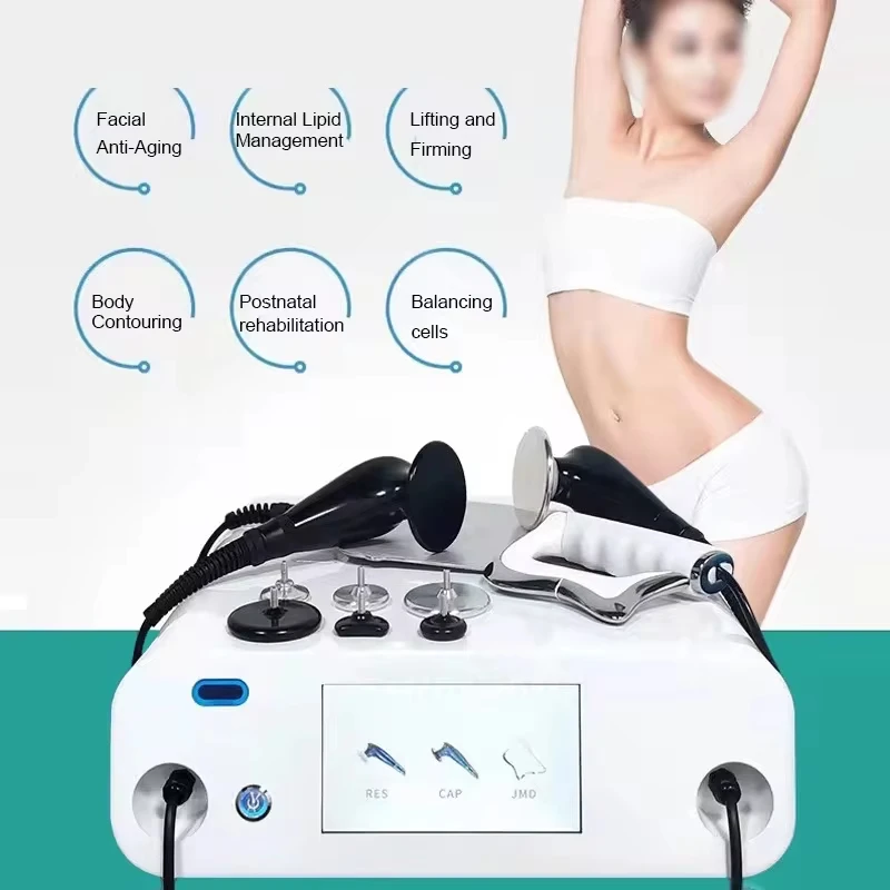 Newest Spain Technology 448K Tecar Cavitation Health and Beauty Body Care System RET CET RF Slim Machine for Weight Loss