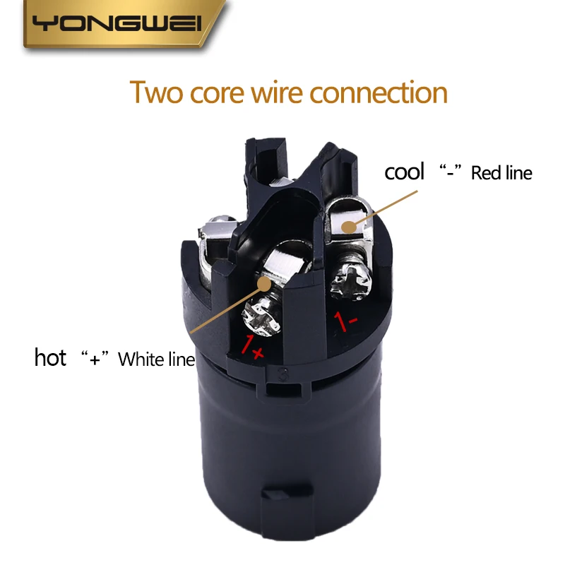 YONGWEI 4Pin NL4FC Speakon longtail Connector XLR Audio, power amplifier Welded Male Plug Adapter Audio Accessories Ohmic joint