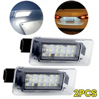 For Nissan Serena C27 Altima Suzuki Landy Dacia Duster White LED License Plate Lights Auto Parking Tag Lamps Canbus Error Free