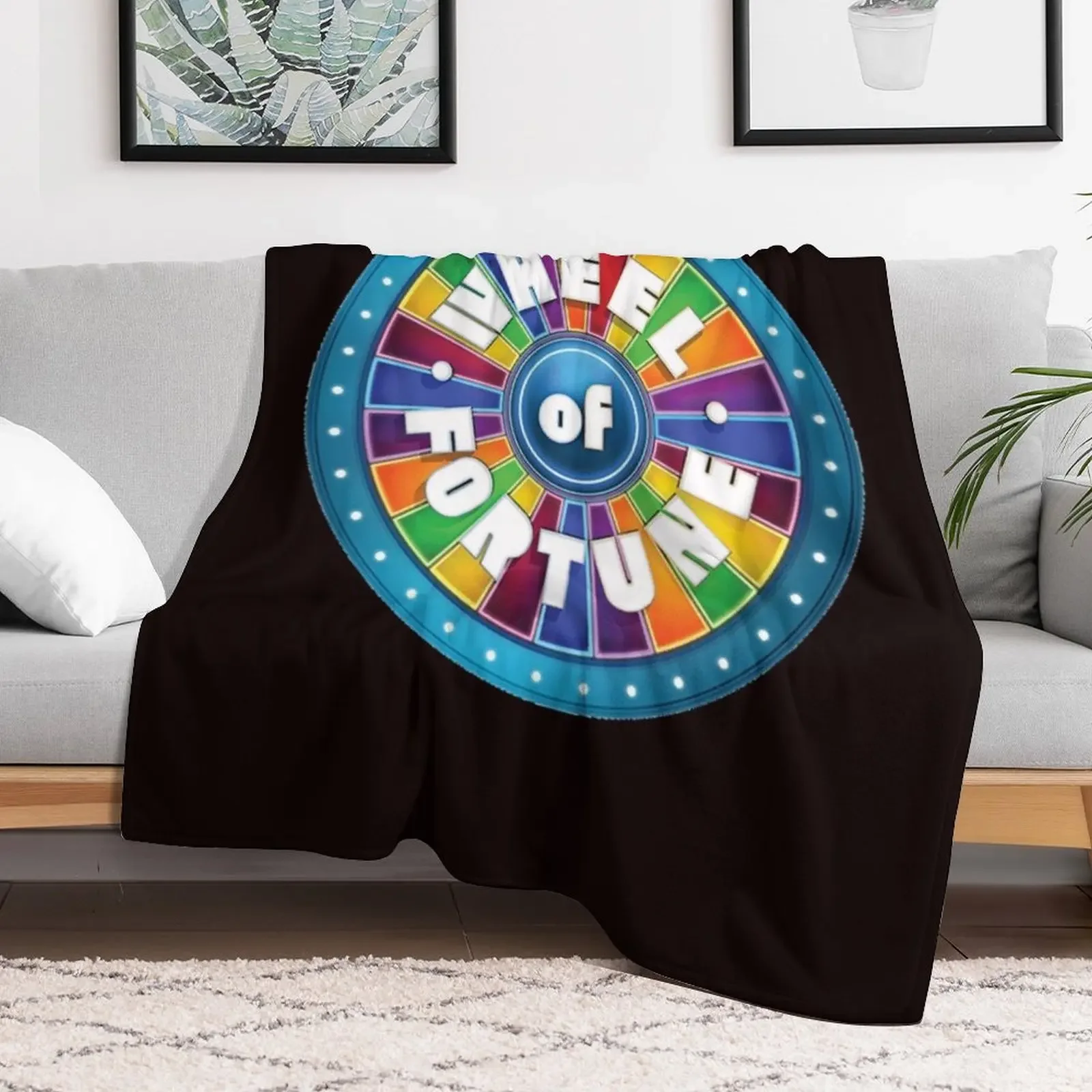 Wheel of Fortune Throw Blanket Hairys Sofa Quilt Tourist Blankets