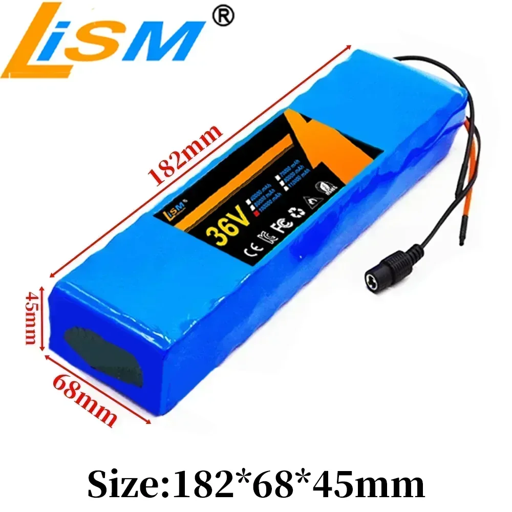 LISM100% true capacity 10S2P 36V 100000mAh 42v Electric Scooter Battery Lithium Electric Scooter 500W Electric Scooter Battery