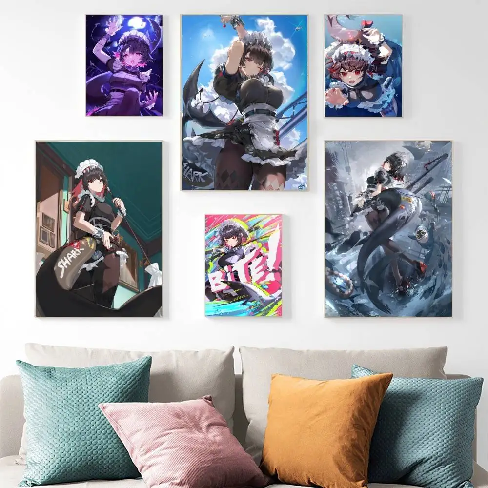 Zenless Zone Zero Ellen Joe lassic Cover Canvas Painting Print Poster For Living Room Wall Art Home Decor Pictures Gift