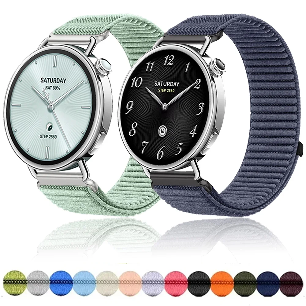 18mm 20mm 22mm Nylon Braid Strap For Xiaomi Watch S4 41mm Sport Bracelet Wristband For Amazfit Active Max/Active 3 2/Balance 2 1