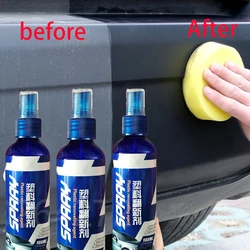 100ml Back To Black Leather Upholstery Cleaner Auto Plastic Restorer Repair Gloss Coating Renovator Refresh Console Car Detail