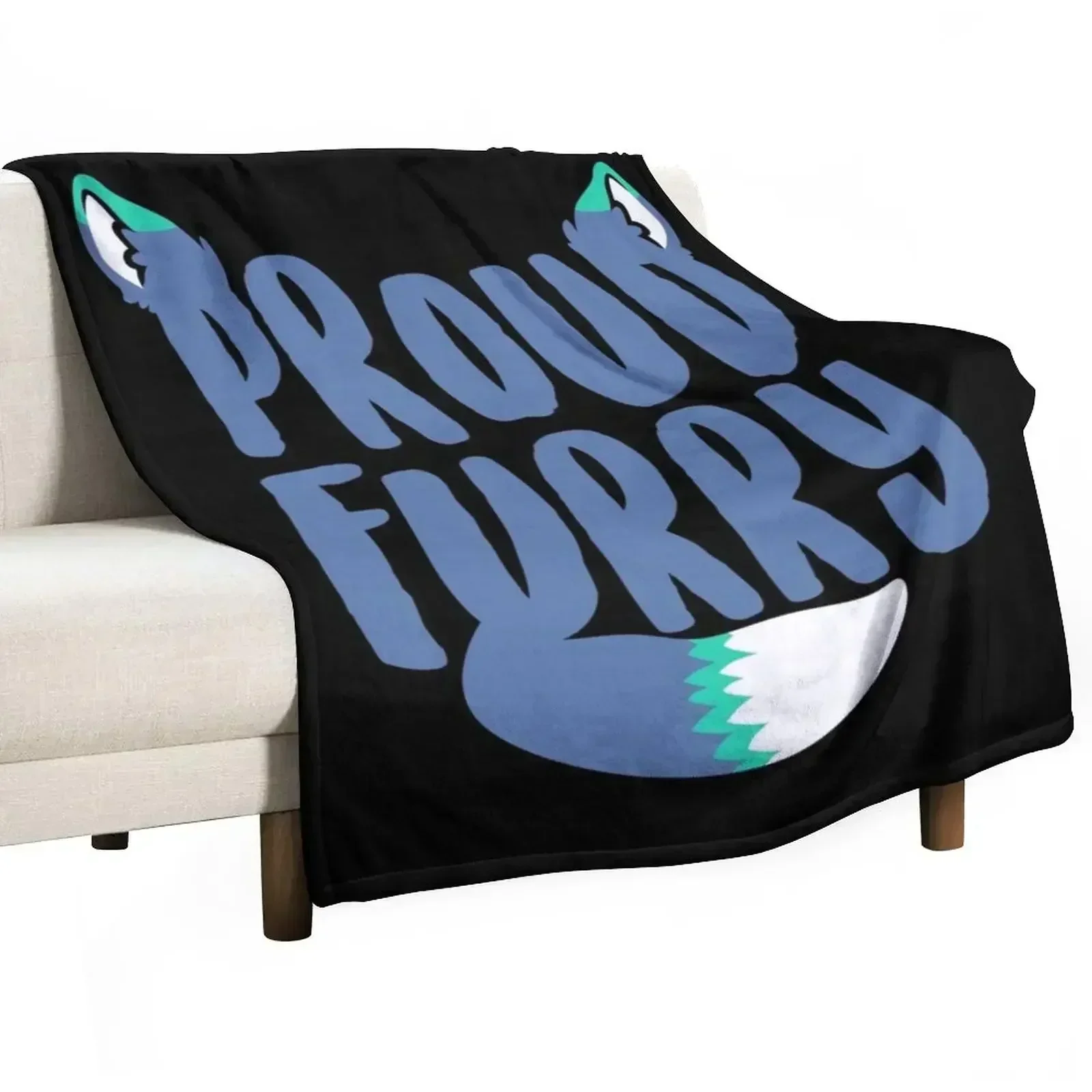 

Proud Furry Throw Blanket anime Quilt Decorative Beds Blankets