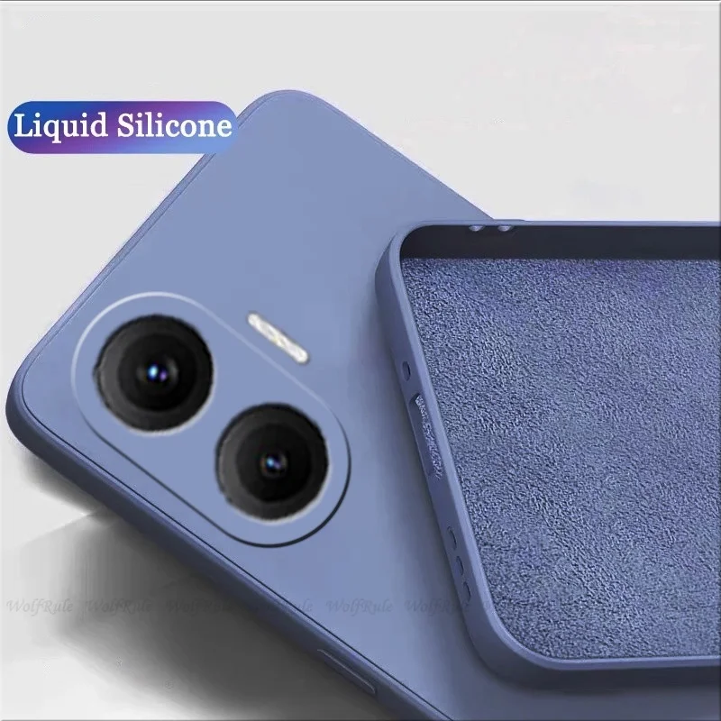 لغطاء حافظة Xiaomi Redmi Turbo 4 Pro Redmi Turbo 4 Pro Capas الأصلية من السيليكون السائل الخلفي من مادة البولي يوريثان الناعمة Fundas Redmi Turbo 4 Pro