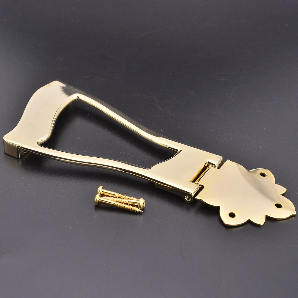 Jazz Guitar Bridge Trapeze Tailpiece For Hollow Body Archtop Guitar Accessories