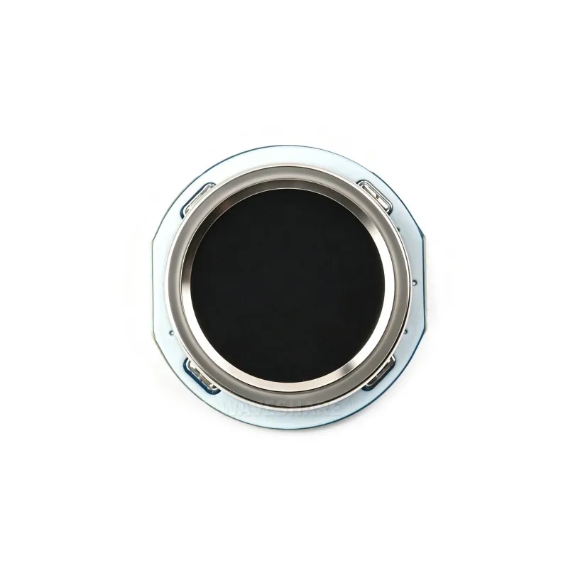 Capteur d'empreintes digitales capacitif tout-en-un de forme ronde (G), indicateur LED, 192 × 192, algorithme d'empreintes digitales commercial