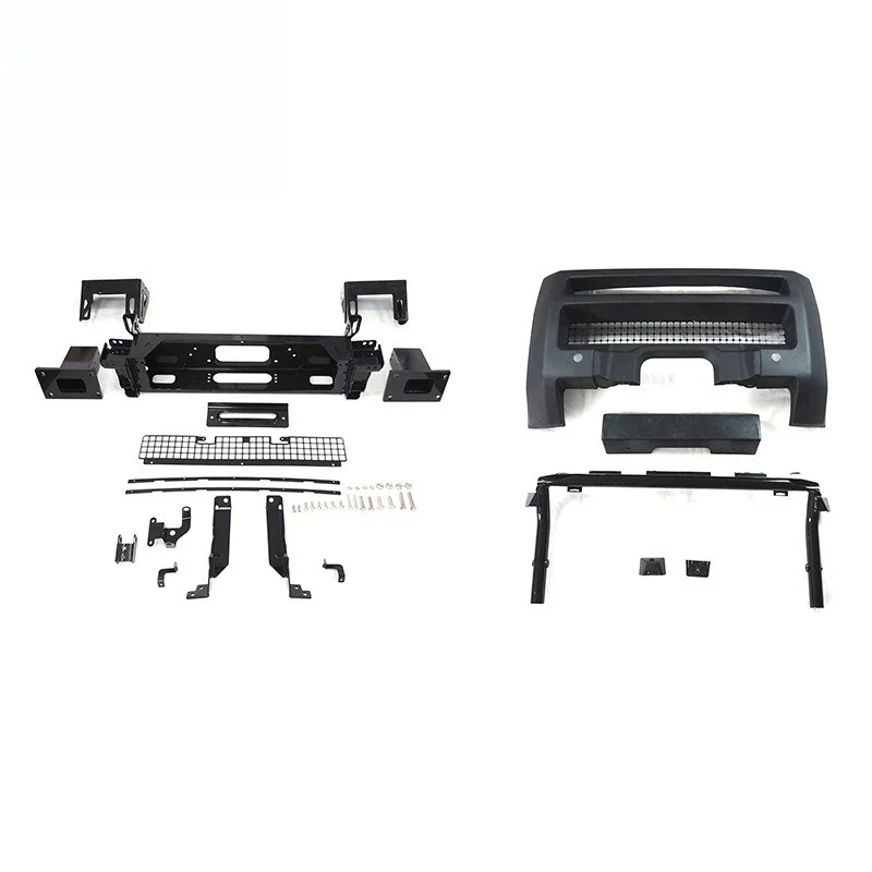 Applicable to Land Rover New Defender 110/90 modified front bumper bumper protective bar anti-collision winch bracket exterior