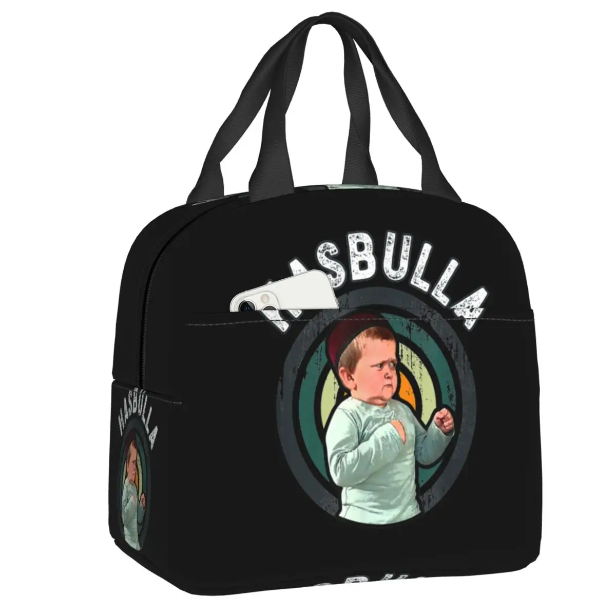 

Hasbulla Thermal Insulated Lunch Bags Women Funny Hasbulla Hasbullah Smile Resuable Lunch Container Multifunction Food Box