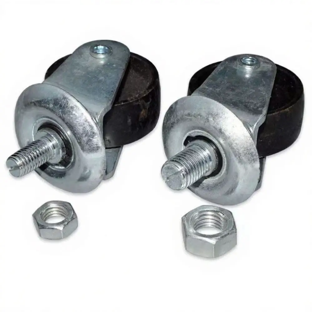 High Stability Directional Wheel For Double Pump Floor Jack Automotive Repair Tool Reinforced Threaded Swivel Caster Part