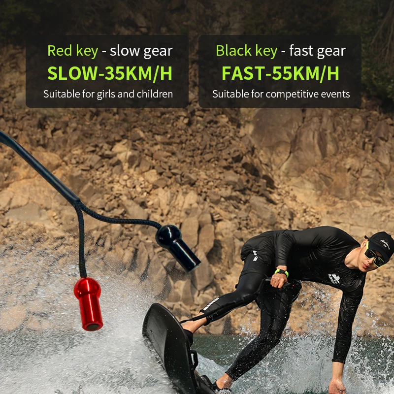 RUSH WAVE High-Speed Power Jet Water Pedal Electric Standing Surfboard with Carbon Fibre for Water Skiing Sports Special