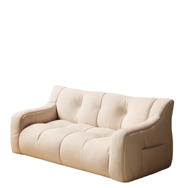 

Nordic Romantic Bedroom Sofa Floor Cute Cozy Fluffy Bean Bag Sofa Minimalist Ergonomic Divano Soggiorno Home Decoration