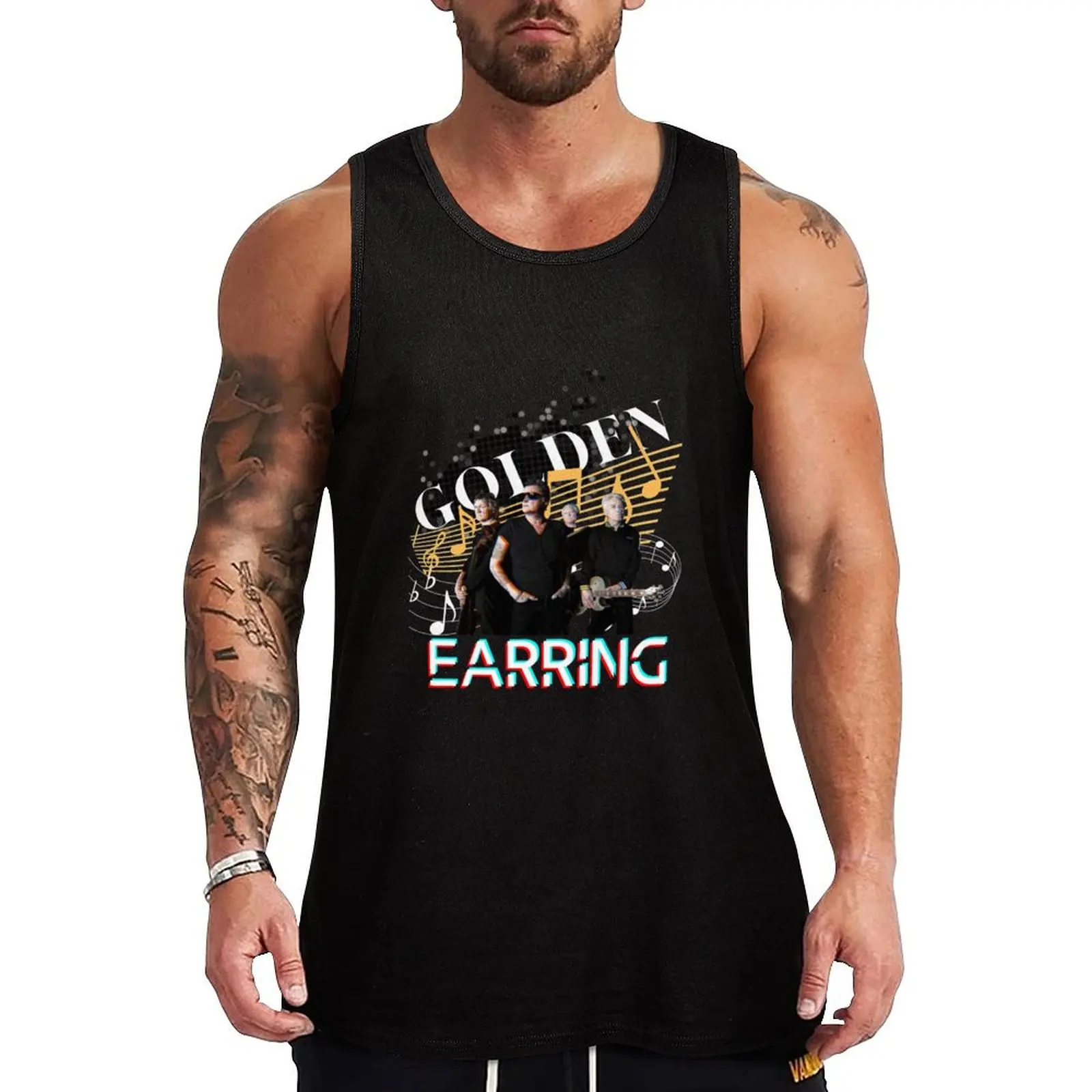 

Golden Earring Band Tank Top T-shirt men bodybuilding men Man summer clothes Men's clothing brands