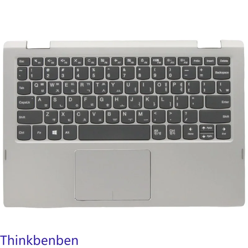 KR Korean Keyboard Mineral Gray Upper Case Palmrest Shell Cover For Lenovo Ideapad Yoga 330 11 Flex 6 11IGM 5CB0Q81378