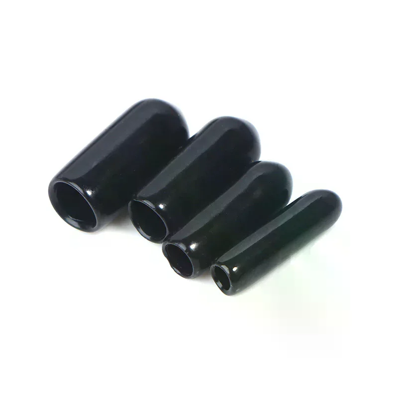 Rubber Round End Cap Cover For Pipe Screw Thread Protector Push-fit Caps Diy Headband Accessories 200pcs