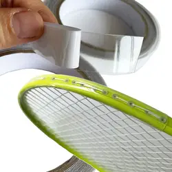 50M*1.7CM Badminton Racket Transparent Sticker Paddle Protection Tape Reduce Impact Friction Anti-collision Scratch Prevention