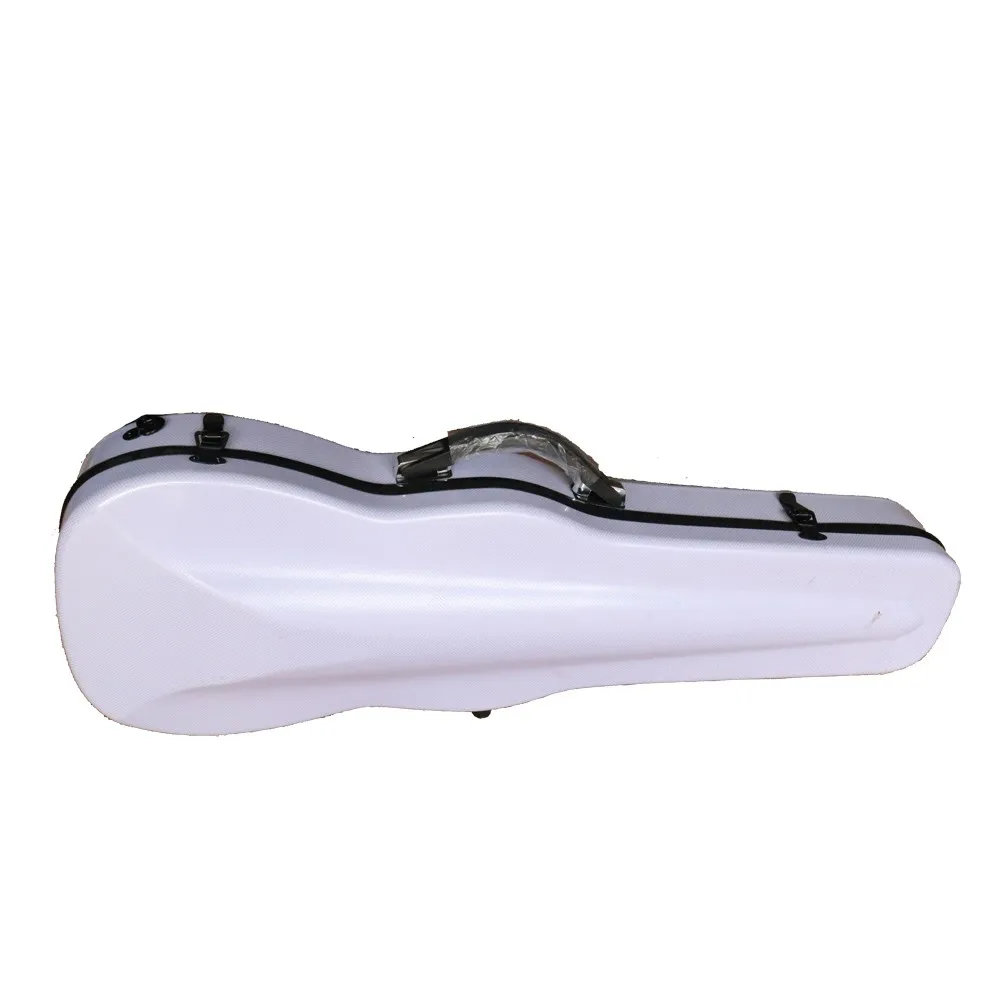 Custom Archtop Colour Fiberglass Violin case Triangle Shape String Musical Hard Case With Nice Velour Inside