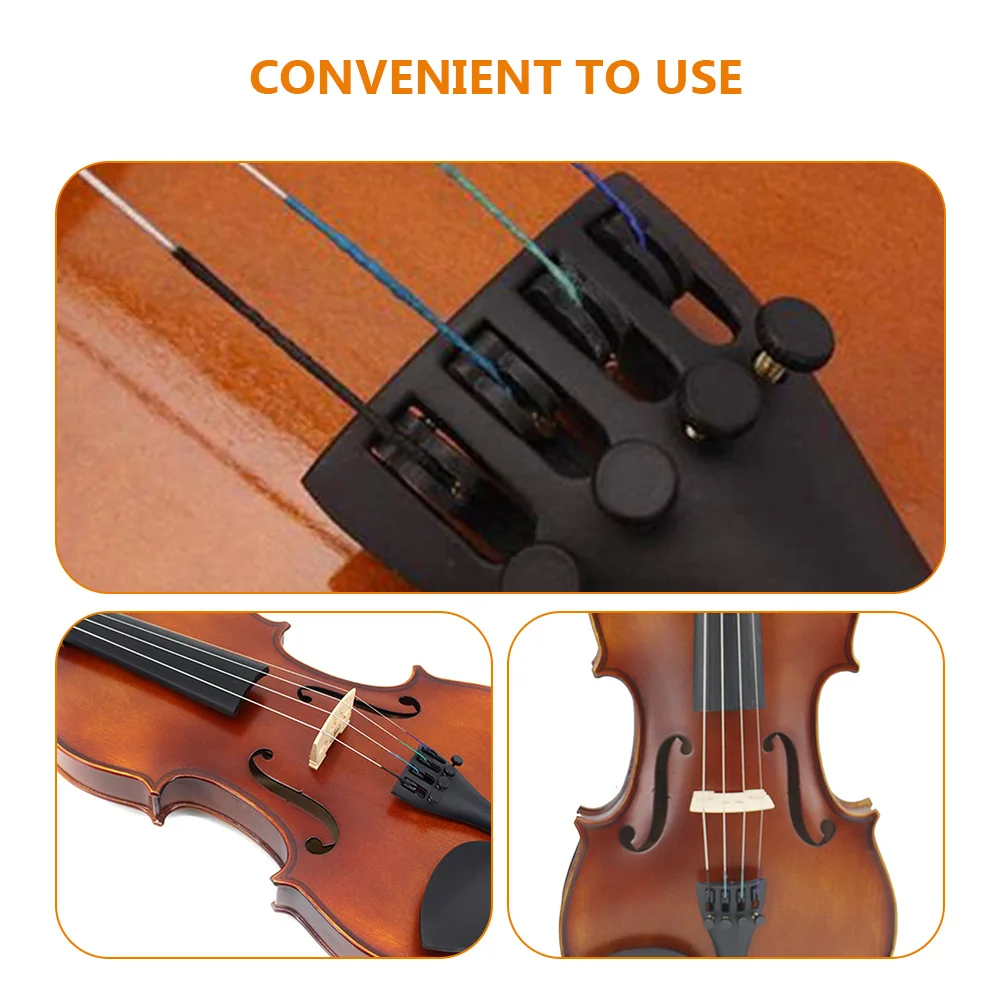 

8 Pcs Violin Strings / Kit Component Set Repair Parts Replacement Nickel Plated Accessories Assortment