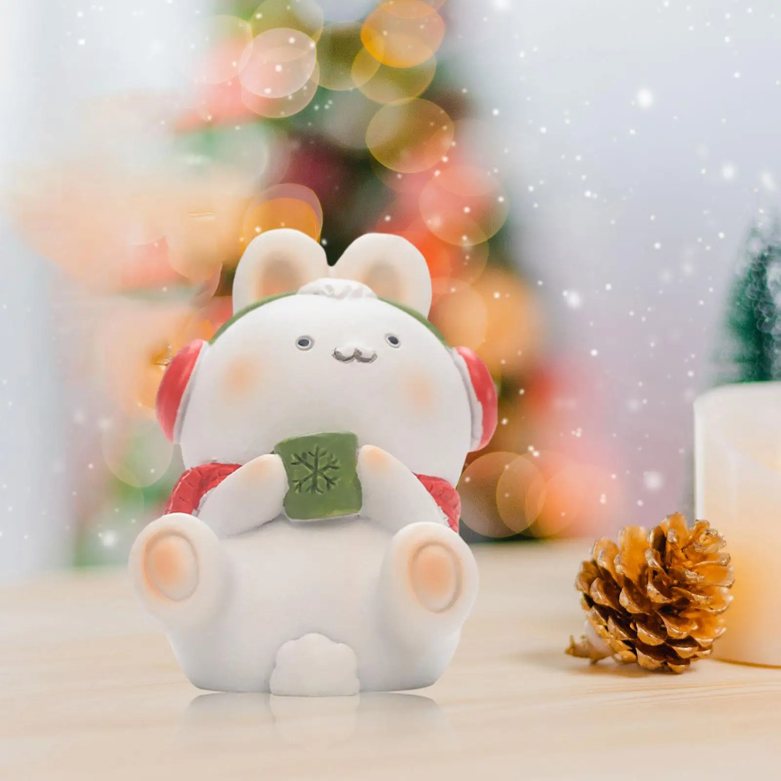 تماثيل زينة عيد الميلاد، حلي عيد الميلاد الحيوانية، تماثيل صغيرة على شكل حيوانات للعام الجديد