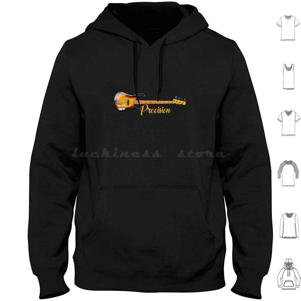 Sudaderas con capucha de graves de precisión, reproductor de bajos de precisión de manga larga, bajista, Jazz Groove Toquemaisbaixo, música, Blues Acoutic
