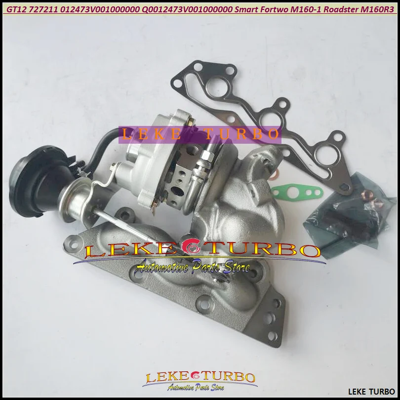 Turbo GT12 727211 727211-0001 012473V001000000 Q0012473V001000000 For Smart Fortwo M160-1 Roadster MC01 M160R3 0012473V001000000