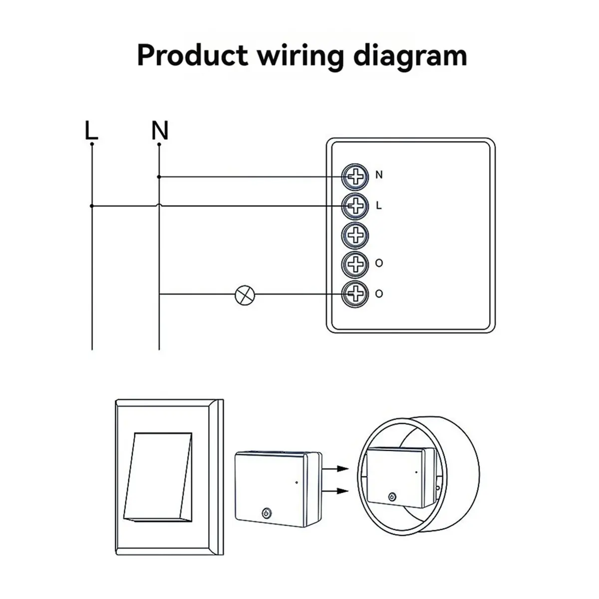 (SPOR) Tuya WiFi 6 Power Meter on/Off Switch 16A Smart Power Monitoring Real-Time Power Consumption over-Battery Warning