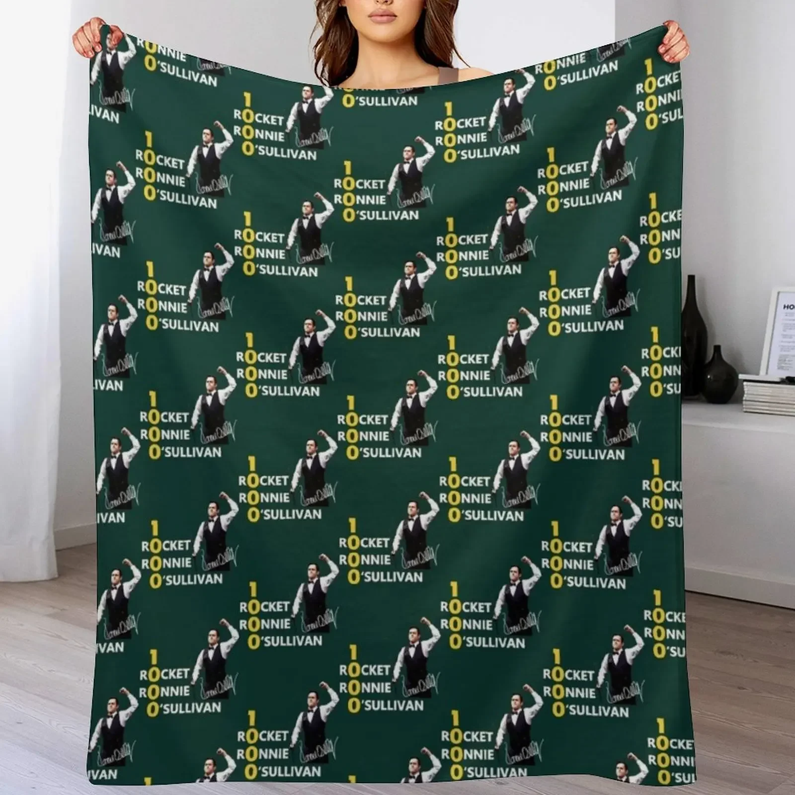 Rocket Ronnie O_Sullivan Throw Blanket Decorative Beds halloween Extra Large Throw Blankets